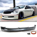 Infiniti G35 Coupe 2004-2007 Gialla Style PU Front Bumper Lip