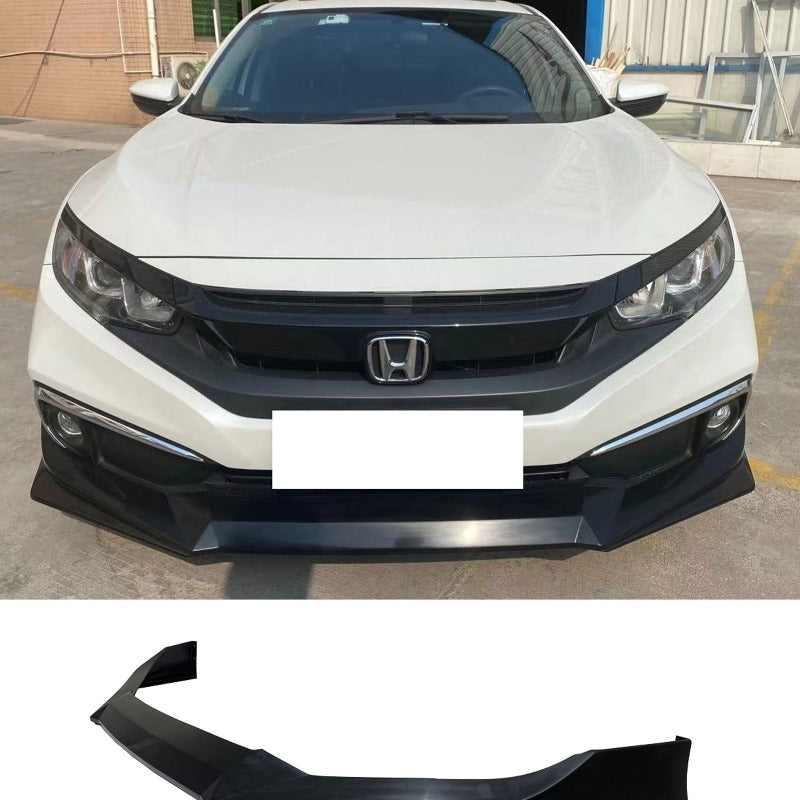 Honda Civic 4 Doors 2019-2021 Wild Style PU Front Bumper Lip